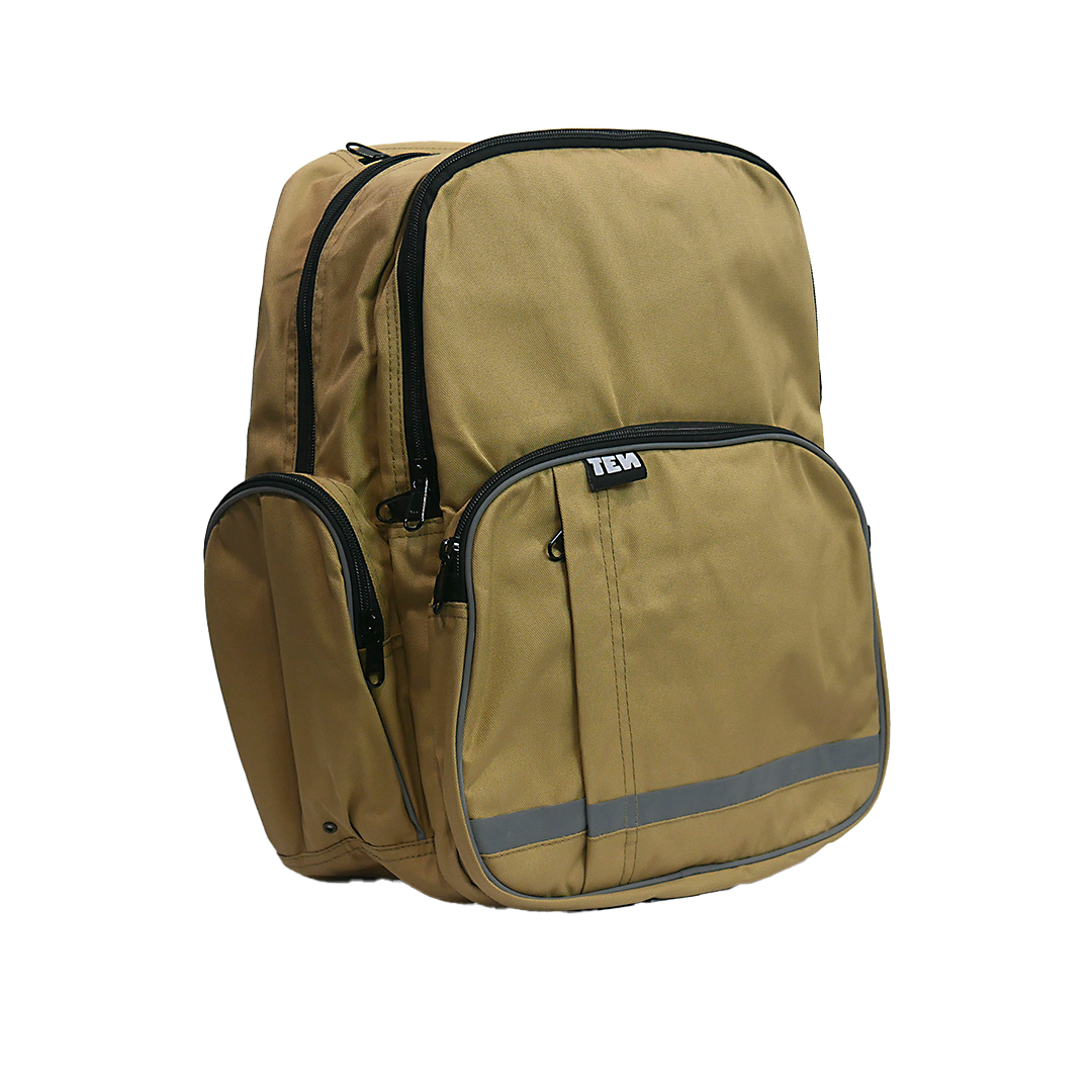Large Pag-asa Tan with Black Zip