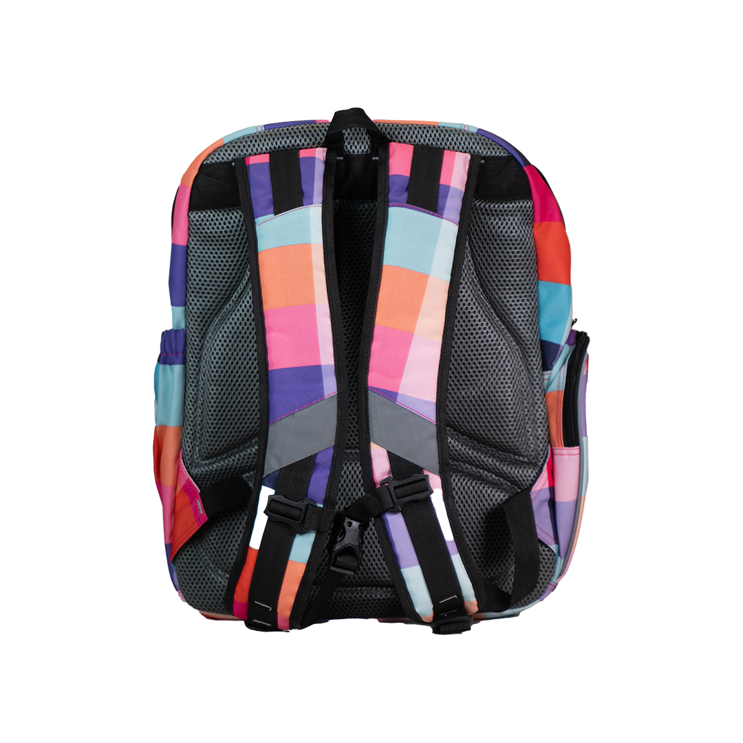 Large Schoolbag Coloured Squares