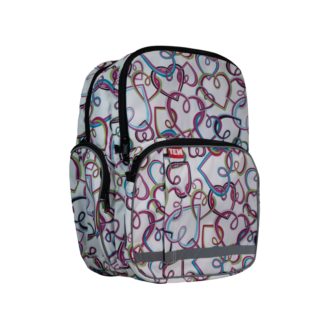 Large Schoolbag Hearts