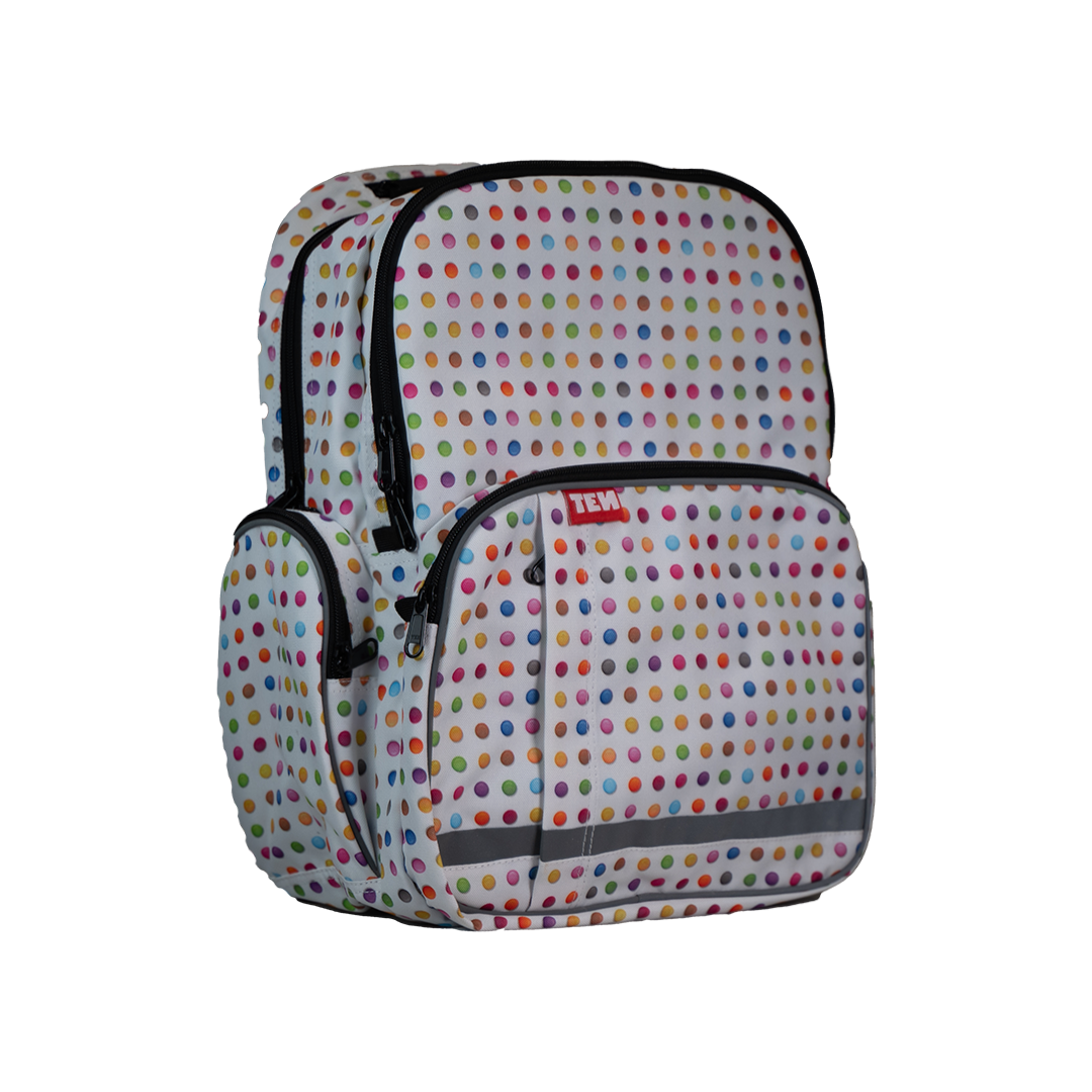 Large Schoolbag Polkadots