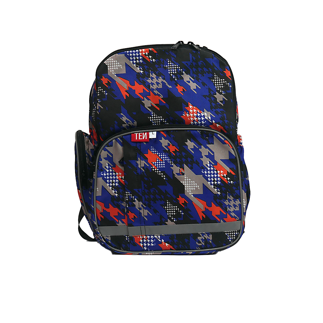 Large Pag-asa Black Red and Grey Stripes