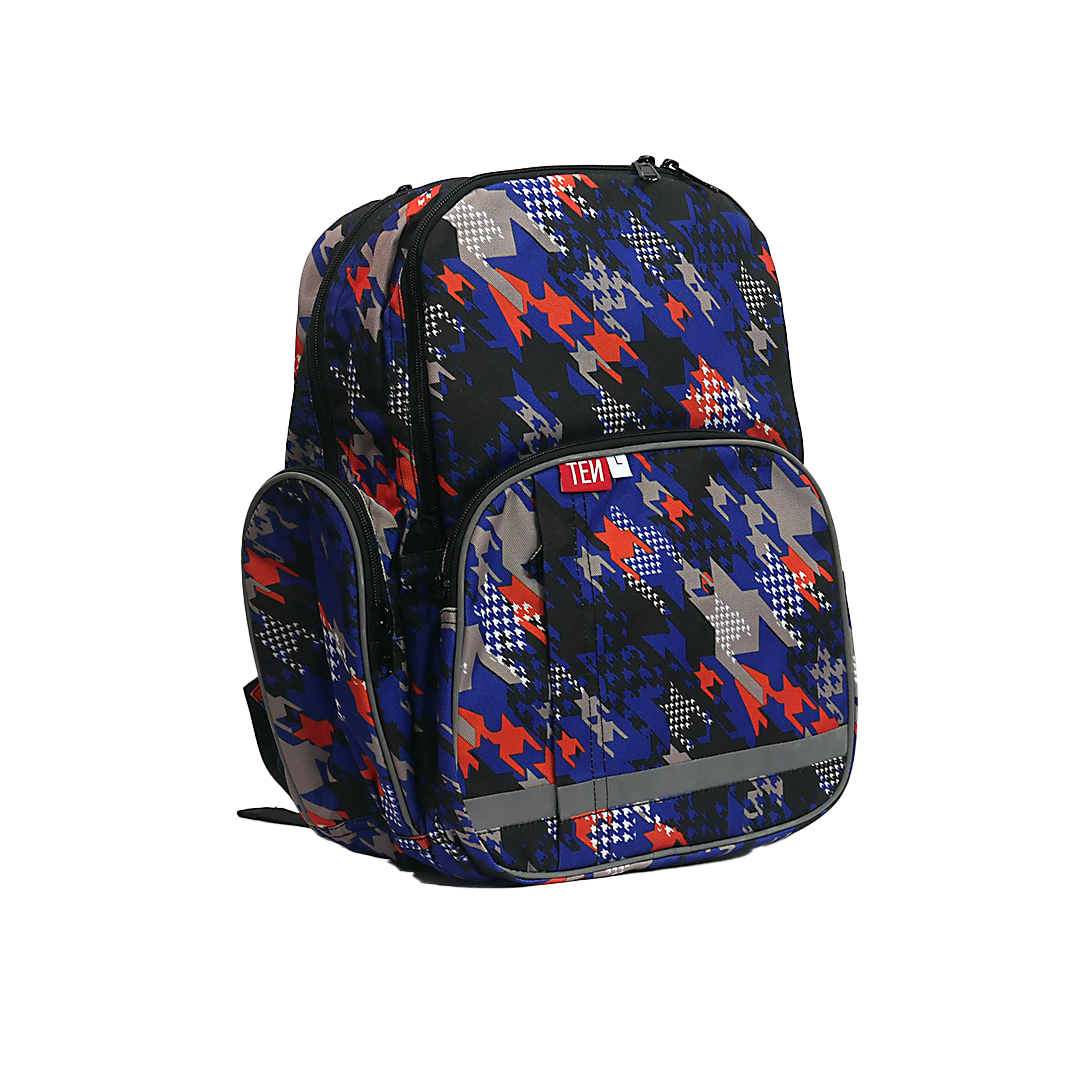 Large Pag-asa Black Red and Grey Stripes